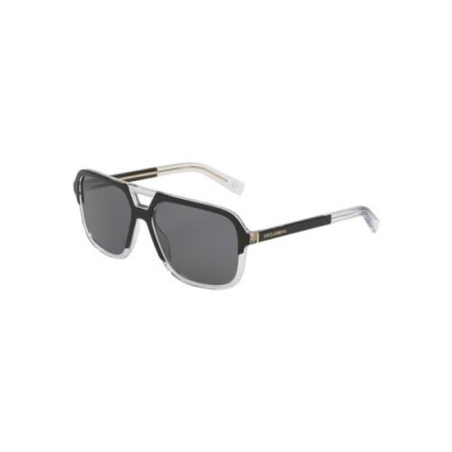 Dolce & Gabbana Svarta solglasögon med Dg4354 modell Black, Unisex