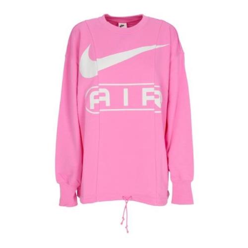 Nike Oversized Crewneck Sweatshirt Playful Pink Pink, Dam