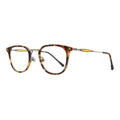 Matsuda Antique Gold Brown Eyewear Frames Brown, Unisex