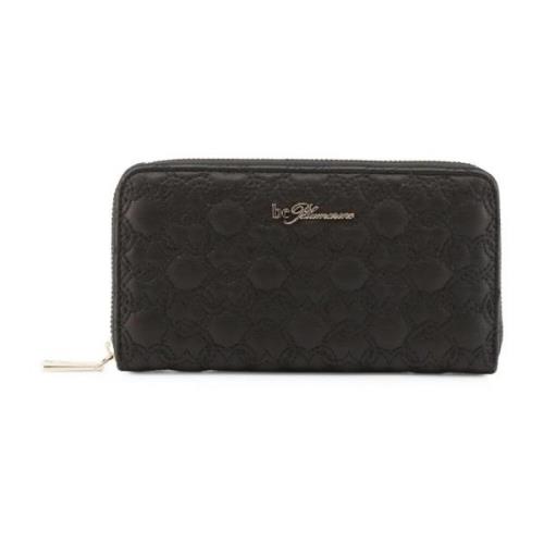 Blumarine Zip-plånbok med kreditkortshållare Black, Dam