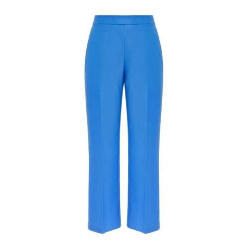 Maliparmi Wide Trousers Blue, Dam