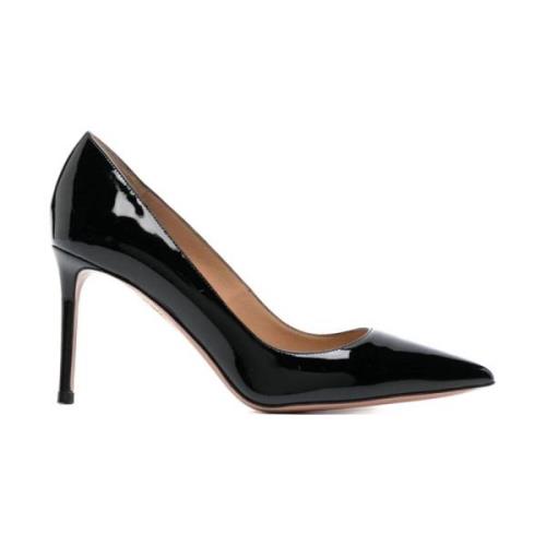 Aquazzura Elegant Svart Mid Häl Pumps Black, Dam