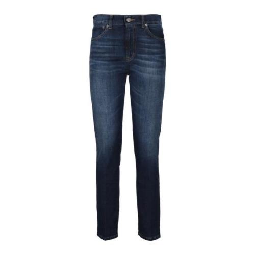 Dondup Stiliga Daila Damjeans Blue, Dam