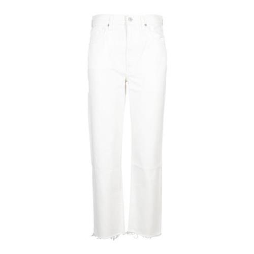 Citizens of Humanity Sail Crop Jeans White, Dam