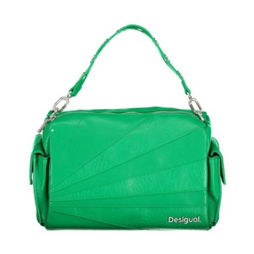 Desigual Grön handväska med flera fickor Green, Dam