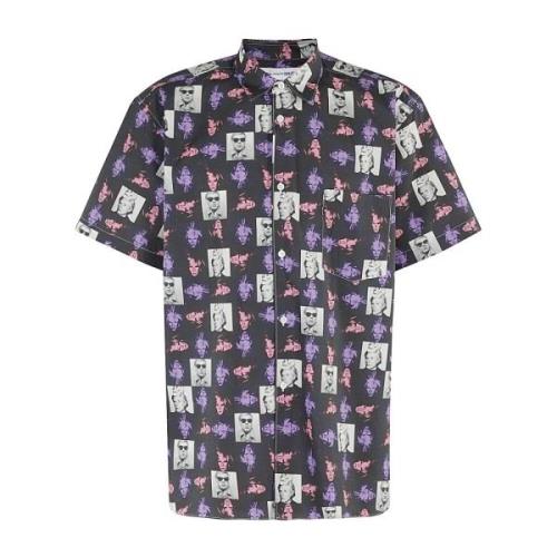 Comme des Garçons Short Sleeve Shirts Multicolor, Herr