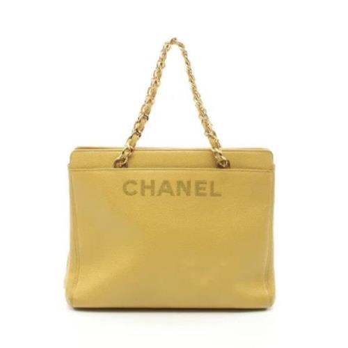 Chanel Vintage Pre-owned Tyg chanel-vskor Green, Dam