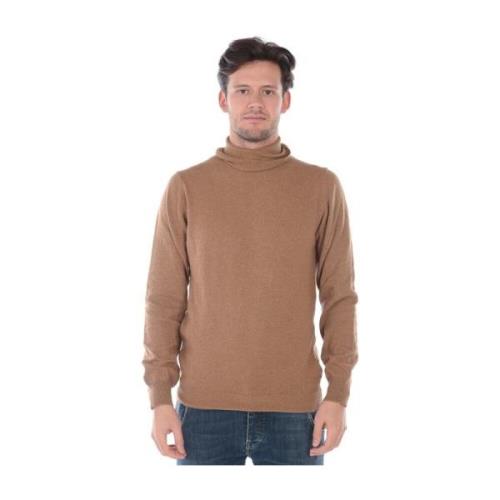 Daniele Alessandrini Stilig Sweater Pullover Brown, Herr