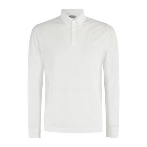 Zanone Polo Shirts White, Herr