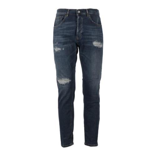 Dondup Stiliga Denim Jeans Blue, Herr