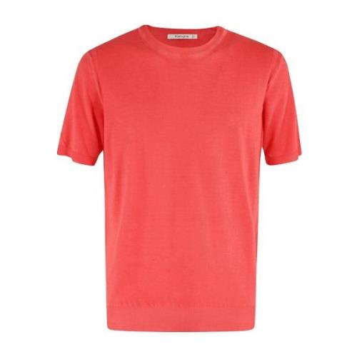 Kangra Casual Bomull T-shirt Pink, Herr