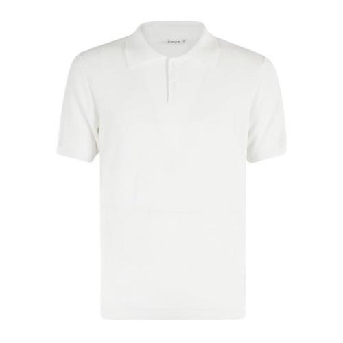 Kangra Klassisk Polo Tröja för Män White, Herr