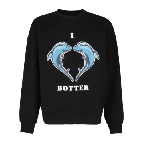 Botter Sweatshirts Black, Herr