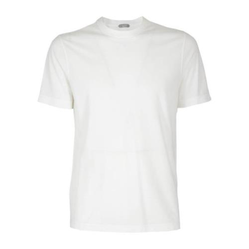 Zanone T-Shirts White, Herr