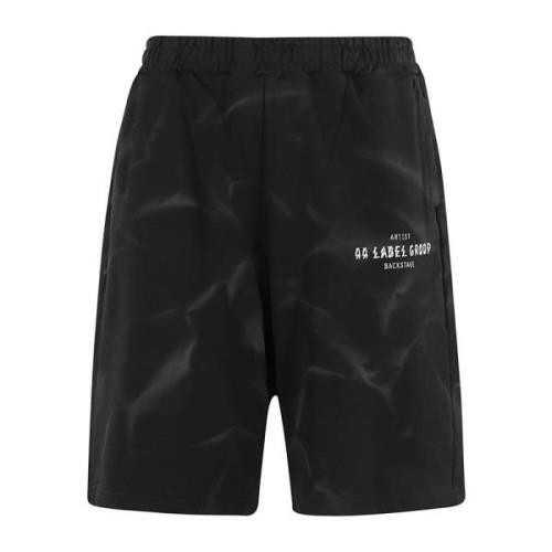 44 Label Group Casual Shorts Black, Herr