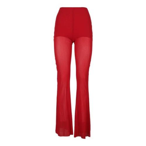 Philosophy di Lorenzo Serafini Stretch Tyl Klänning Red, Dam