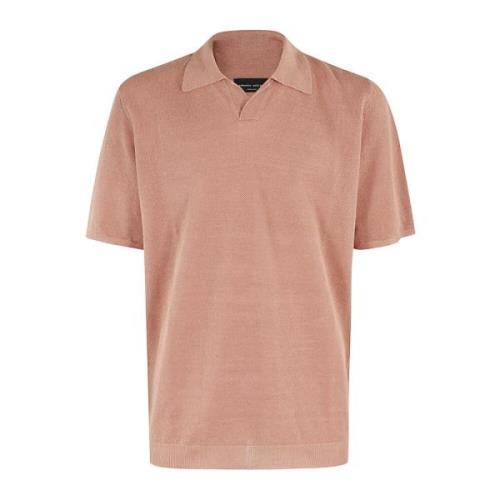 Roberto Collina Polo Piquet Skjorta Pink, Herr