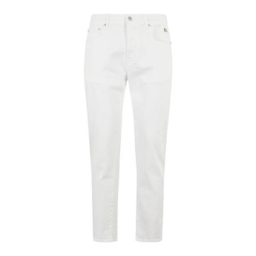 Roy Roger's Stiliga Denim Jeans i Vitt White, Herr