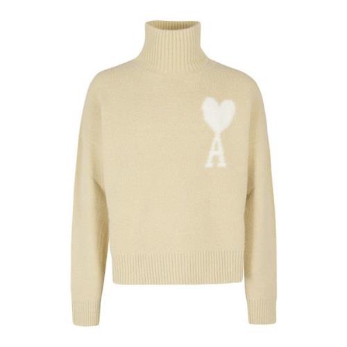 Ami Paris Turtlenecks Beige, Herr