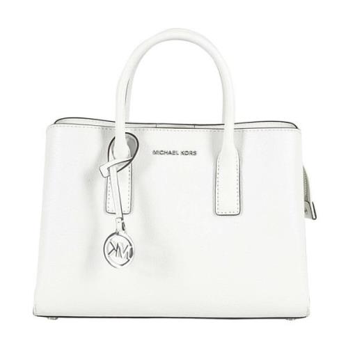 Michael Kors Stilren Satchelväska White, Dam