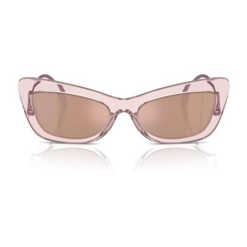 Dolce & Gabbana Kvinnors Cat-Eye Solglasögon Dg4467B 31486X Pink, Unis...