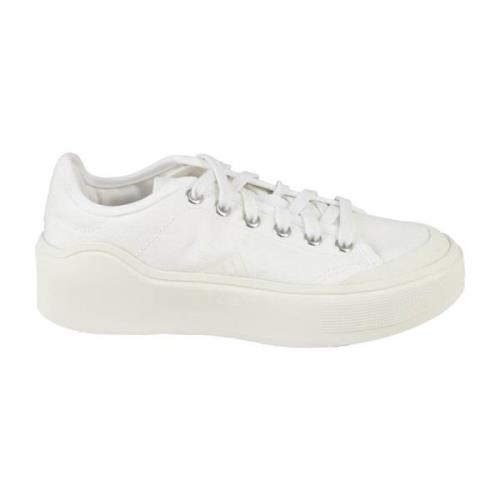 Adidas by Stella McCartney Bomull Domstol Skor White, Dam