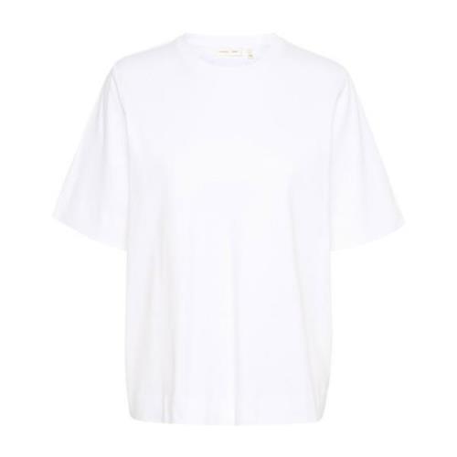 InWear Boxy Top T-Shirt Pure White White, Dam