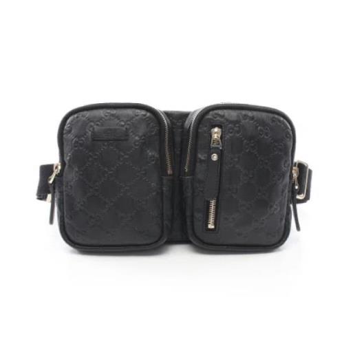 Gucci Vintage Pre-owned Laeder gucci-vskor Black, Dam