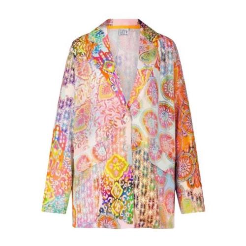 Emily Van den Bergh Färgglad Paisley Print Blazer Multicolor, Dam