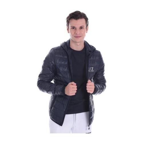 Emporio Armani EA7 Down Jackets Blue, Herr