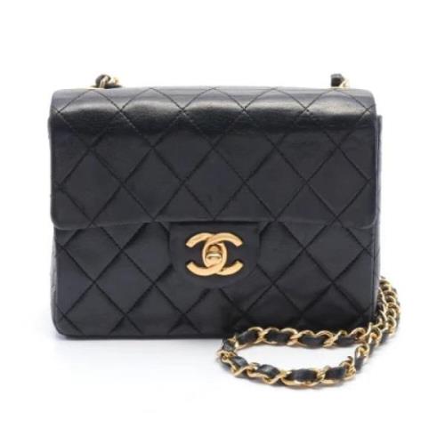 Chanel Vintage Pre-owned Laeder chanel-vskor Black, Dam