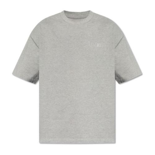 Amiri T-shirt med logotyp Gray, Herr