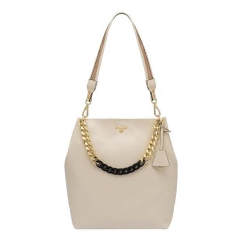 Pollini Darlene Hobo Väska Elfenben Beige, Dam