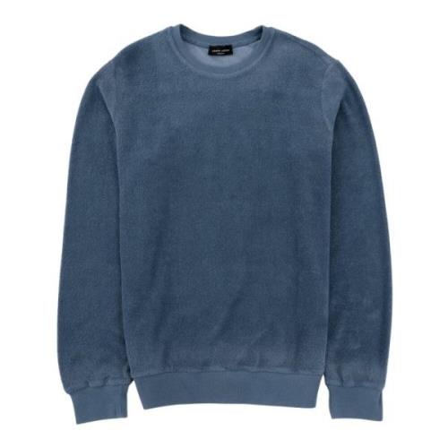 Roberto Collina Terry Sweatshirt Blue, Herr