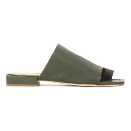 Fabio Rusconi Fiona Slide Sandaler Green, Dam