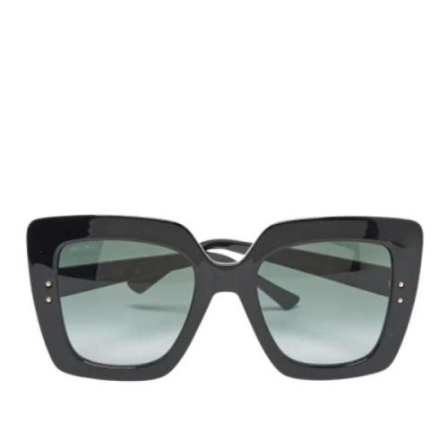 Jimmy Choo Pre-owned Pre-owned Acetat solglasgon Black, Dam