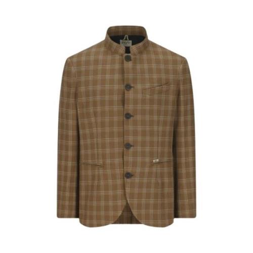 Luis Trenker Elegant Blazer för Män Brown, Herr