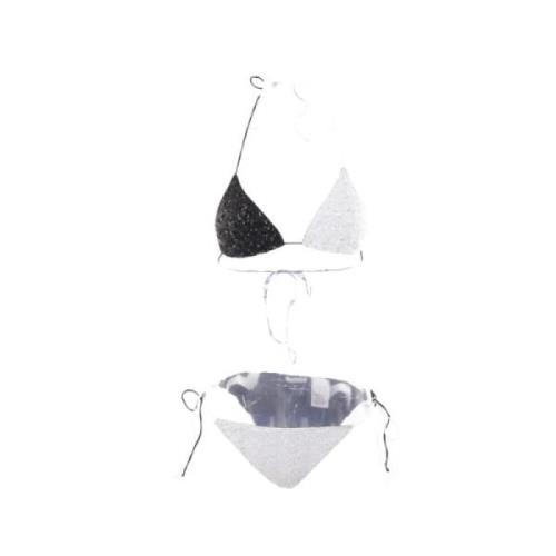 Oseree Paljett Micro Bikini Hav Kläder Black, Dam