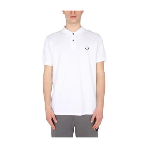 Ma.strum Regelbunden fit polo White, Herr