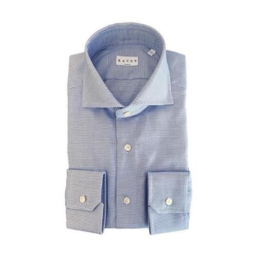 Xacus Tailor Fit Bomullsskjorta Blue, Herr