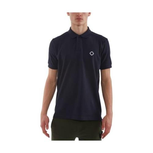 Ma.strum Pique Polo Ink Navy Blue, Herr