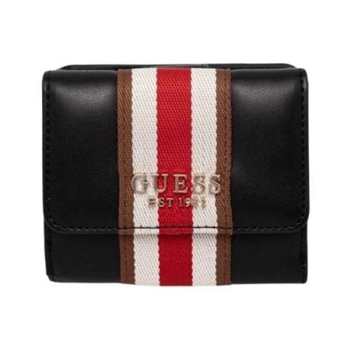 Guess Fancy Plånbok - Svart Läder Black, Herr