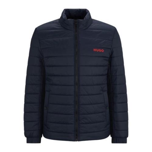 Hugo Boss Blå Slim Fit Vattenavvisande Jacka Blue, Herr