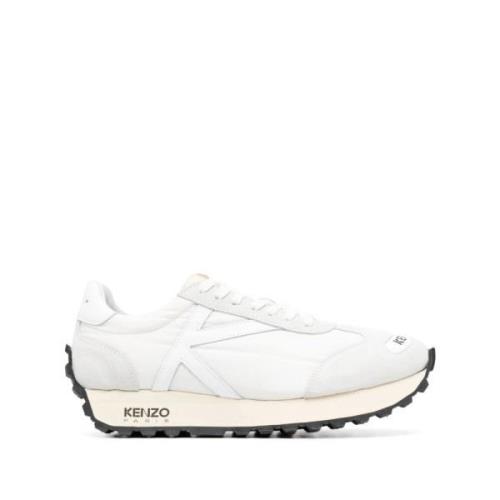 Kenzo Vit Låg Topp Sneaker Casual Stil White, Herr