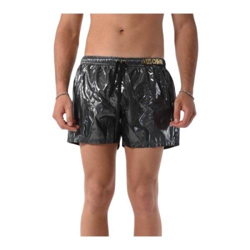 Moschino Simma Boxershorts med Logoplakett Black, Herr