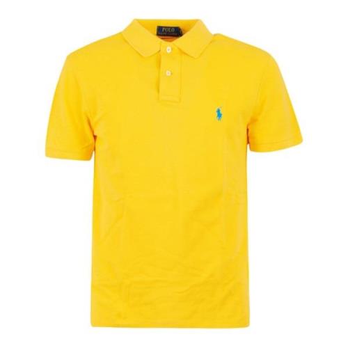 Ralph Lauren Guldfin Stickad Tröja Yellow, Herr