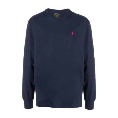 Ralph Lauren Bläck T-shirt för män och kvinnor Blue, Herr