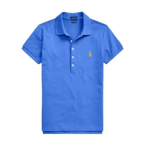 Ralph Lauren Iris Blue Julie Stilfull Topp Blue, Dam