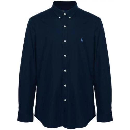 Ralph Lauren Navy Skjorta för Män Blue, Herr