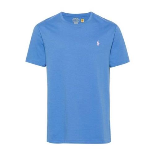 Ralph Lauren Blå New England Tee Blue, Herr